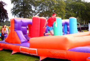 Charity inflatable game