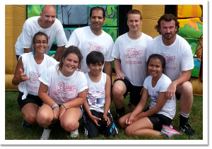 A team on the Mini It’s A Knockout