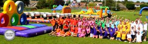 The teams on a company funday It’s A Knockout